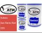 Preview: Subaru, San Remo Red, 22G: 500ml Lackdose + 500ml Klarlack + 250ml Härter - Set, von ATW Autoteile West.